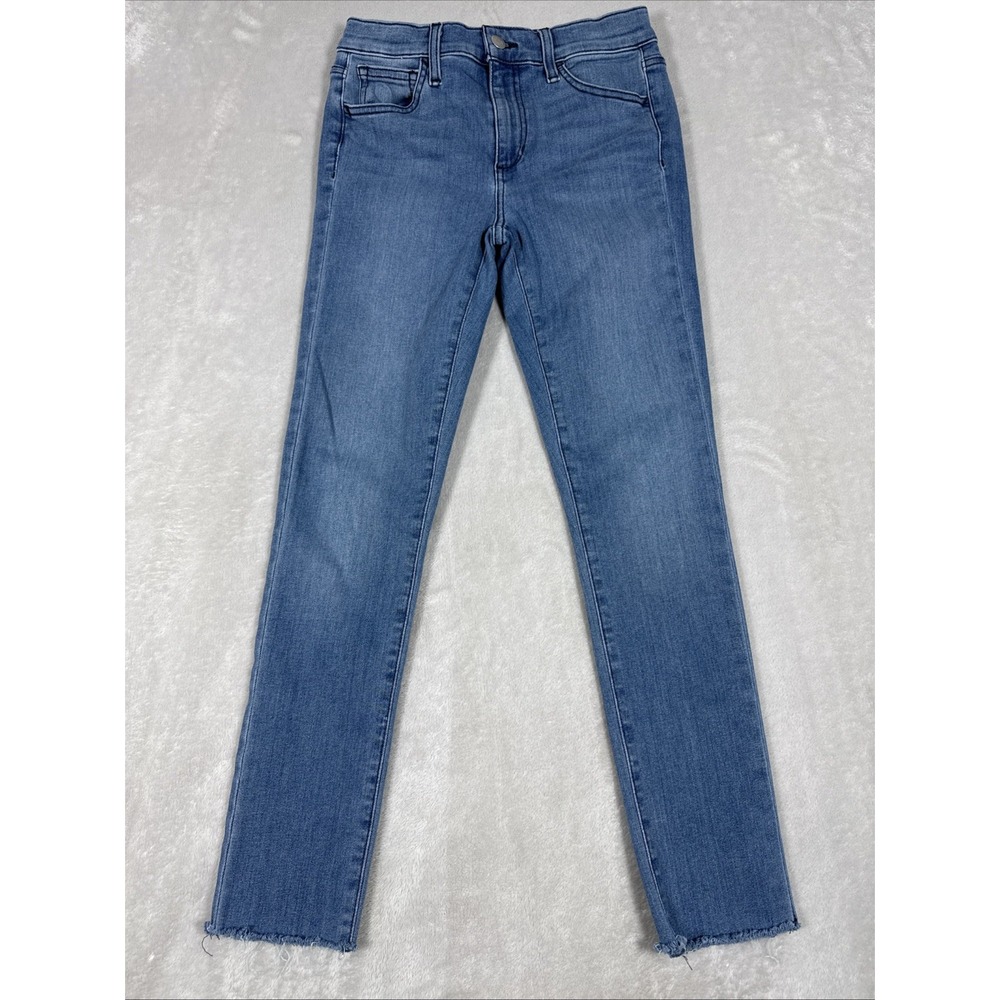 Joe's Women's Light Wash Skinny Jeans Size Small Ankle Raw Hem 25X25